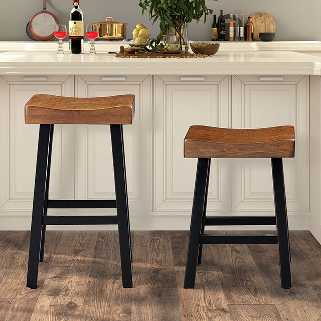 Biasca 24" Stool 2Pcs Set