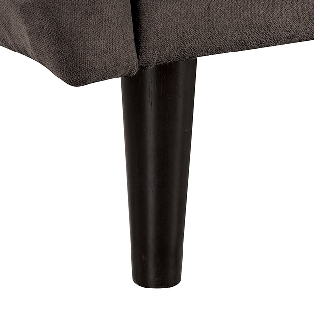 Aristide Futon Sofa Grey & Brown