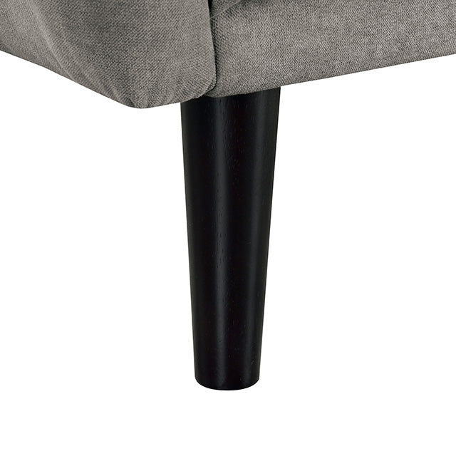 Aristide Futon Sofa Grey & Brown