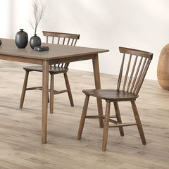 Beale Dining Table Walnut & Black