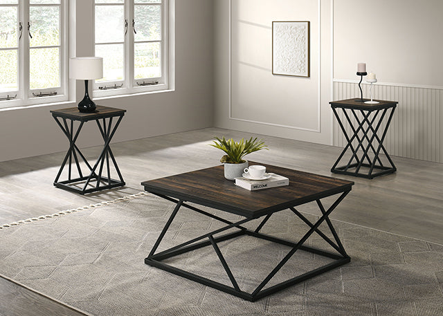 Borup 3 Pc. Table Set Brown