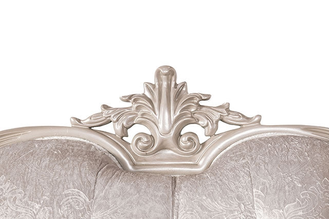 Acapulco White & Espresso Loveseat