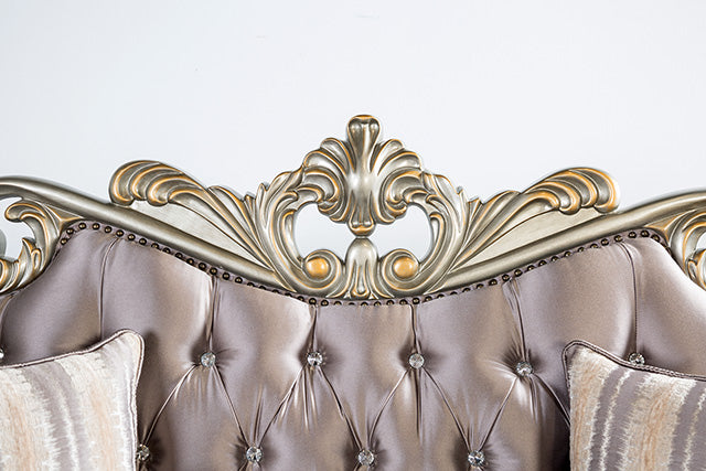 Albacete Loveseat Campage & Walnut