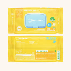 Gulupet Antibacterial Unscented Pet Wipes 100 sheets per pack