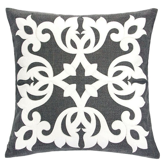 Trudy Gray 20" X 20" Pillow, Gray