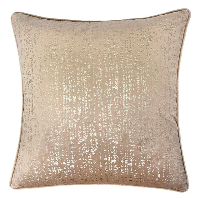 Belle Beige 20" X 20" Pillow, Beige, Multi, Purple, Red