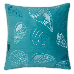 Sally Teal 20" X 20" Pillow, Teal