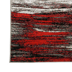 Sivas Area Rug Black and Red