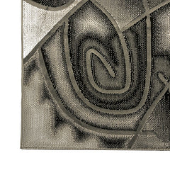 SIVAS Area Rug Black and White