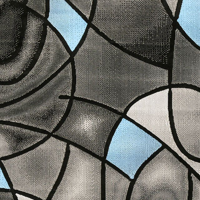 Sivas Charcoal Blue Area Rug