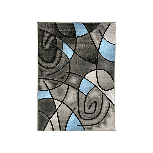 Sivas Charcoal Blue Area Rug