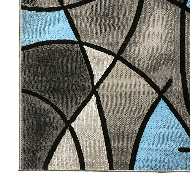 Sivas Charcoal Blue Area Rug