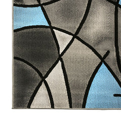 Sivas Charcoal Blue Area Rug