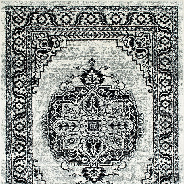 Serang Gray/Black 5' X 7' Area Rug