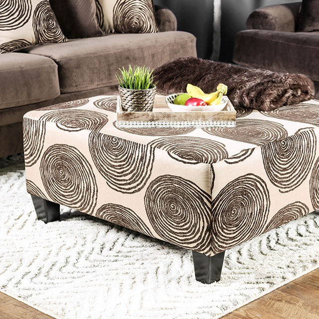 Bonaventura Brown Ottoman